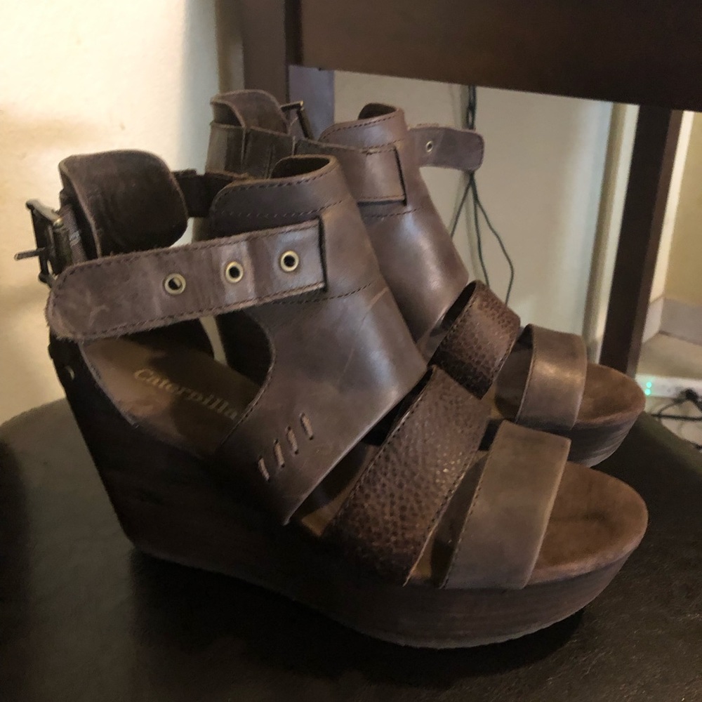 Leather Shoes platform